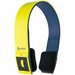 SYBA Multimedia Bluetooth Wireless Headset with Microphone - Stereo - Wireless - Bluetooth - 32.8 ft - Over-the-head - Binaural - Supra-aural - Yellow, Black