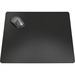 Artistic Rhino II Antimicrobial Protective Desk Pads - Rectangle - 24" Width x 17" Depth - Polyvinyl Chloride (PVC) - Black