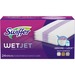 Swiffer WetJet Mopping Pad Refill - 10" Length - Cotton - Green - 24 / Box