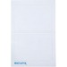 SICURIX Self-adhesive Visitor Badge - 3 1/2" x 2 1/4" Length - Removable Adhesive - Rectangle - Plain White - 100 / Box - Self-adhesive, Easy Peel