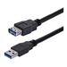 StarTech.com 1m Black SuperSpeed USB 3.0 (5Gbps) Extension Cable A to A - M/F - Extend your SuperSpeed USB 3.0 cable by up to an additional meter - 1m usb 3.0 extension cable - USB 3.2 Gen 1 (5Gbps) male to female cable - usb 3.0 extension cord - usb 3 ex
