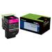 Lexmark Unison 701M Toner Cartridge - Laser - Standard Yield - 1000 Pages - Magenta - 1 Each