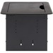 Kramer Enclosure - Black Anodized Aluminum Top - Desk Mountable, Tabletop - 1 Pack