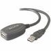 Belkin 16' USB Extension Cable - 16 ft USB Data Transfer Cable - First End: 1 x USB 1.1 Type A - Male - Second End: 1 x USB 1.1 Type A - Female - Extension Cable - Gray - 1 Each