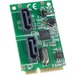 SYBA Multimedia Mini PCI-Express SATA Controller Card - Serial ATA/600 - Mini PCI Express 2.0 - Plug-in Card - 2 Total SATA Port(s)