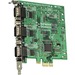 Brainboxes 3 Port RS232 PCI Express Serial Card - Plug-in Card - PCI Express - PC - 3 x Number of Serial Ports External - TAA Compliant