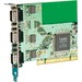 Brainboxes 3 Port RS232 PCI Serial Port Card - Plug-in Card - Universal PCI - PC - 3 x Number of Serial Ports External - TAA Compliant
