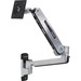 Ergotron Wall Mount for Flat Panel Display - Polished Aluminum - Adjustable Height - 42" Screen Support - 25 lb Load Capacity - 1 Each