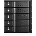 iStarUSA BPN-DE350SS-BLK Drive Enclosure for 5.25" - 6Gb/s SAS, Serial ATA/600 Host Interface Internal - Black - 5 x HDD Supported - 5 x Total Bay - 5 x 3.5" Bay