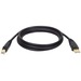 Eaton Tripp Lite Series USB 2.0 A to B Cable (M/M), 10 ft. (3.05 m) - Type A Male - Type B Male USB - 10ft - Black
