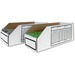 Crownhill Storage Bin - External Dimensions: 4" Width x 12" Depth x 4" Height - Fiberboard - White - For Spare Part - 1 / Each