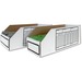 Crownhill Storage Bin - External Dimensions: 6" Width x 12" Depth x 4" Height - Fiberboard - White - For Spare Part - 1 / Each