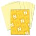 Exact Index Copy Paper - Canary - Letter - 8 1/2" x 11" - 90 lb Basis Weight - Smooth - 250 / Pack - Acid-free, Heavyweight - Canary