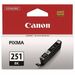Canon CLI-251BK Original Inkjet Ink Cartridge - Black Pack - 1105 Pages