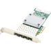 AddOn 1Gbs Quad Open SFP Port Network Interface Card - 100% compatible and guaranteed to work
