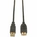 Eaton Tripp Lite Series USB 2.0 Extension Cable (A M/F) 3 ft. (0.91 m) - USB - Extension Cable - 3 ft - 1 x Type A Male USB - 1 x Type A Female USB - Shielding - Black