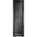 Schneider Electric Rack Cabinet - 42U Rack Height x 19" Rack Width - Floor Standing - Black - 2254.73 lb Dynamic/Rolling Weight Capacity - 3006.31 lb Static/Stationary Weight Capacity