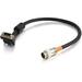 C2G 1.5ft RapidRun VGA (HD15) Right Angle Flying Lead - 1.50 ft Proprietary/VGA Video Cable for Video Device, Projector - First End: 1 x 15-pin DIN - Second End: 1 x 15-pin HD-15 - Male - Black