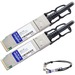 AddOn Extreme Networks 10311 Compatible TAA Compliant 40GBase-CU QSFP+ to QSFP+ Direct Attach Cable (Passive Twinax, 0.5m) - 100% compatible and guaranteed to work
