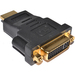 4XEM HDMI Male To DVI-D Female Gold Plated Video Adapter - 1 x HDMI Digital Audio/Video Male - 1 x DVI-D Digital Video Female - Gold Connector