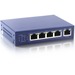4XEM 4-Port PoE 10/100Mbps Ethernet Switch - 4 Ports - Fast Ethernet - 10/100Base-TX - 2 Layer Supported - Power Supply - Twisted Pair - PoE Ports - Desktop - 1 Year Limited Warranty