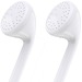 4XEM Premium Series Earphones With Controller For iPhone®/iPod®/iPad® - Stereo - White - Wired - Earbud - Binaural - Outer-ear