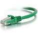 C2G-35ft Cat5e Snagless Unshielded (UTP) Network Patch Cable - Green - Category 5e for Network Device - RJ-45 Male - RJ-45 Male - 35ft - Green