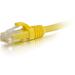 C2G-2ft Cat5e Snagless Unshielded (UTP) Network Patch Cable - Yellow - Category 5e for Network Device - RJ-45 Male - RJ-45 Male - 2ft - Yellow