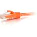 C2G-150ft Cat5e Snagless Unshielded (UTP) Network Patch Cable - Orange - Category 5e for Network Device - RJ-45 Male - RJ-45 Male - 150ft - Orange