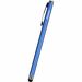 Targus Slim Stylus Pen for Smartphones (Metallic Blue) - Capacitive Touchscreen Type Supported - 0.24" - Rubber - Metallic Blue - Tablet, Smartphone Device Supported