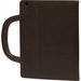 Mobile Edge Deluxe Carrying Case (Portfolio) Apple iPad Tablet - Brown - Faux Leather Body - Nubuck Interior Material - Handle - 7.6" Height x 9.6" Width x 0.5" Depth