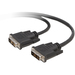 Belkin DVI-D DUAL LINK CABLE * DVI-D(M-DL)/(M-DL); 3' - 2.95 ft DisplayPort/DVI Video Cable for Video Device - First End: 1 x 24-pin DVI-D (Dual-Link) Digital Video - Male - Second End: 1 x 24-pin DVI-D (Dual-Link) Digital Video - Male - Shielding - Gold 