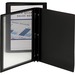 Smead Letter Report Cover - 8 1/2" x 11" - 80 Sheet Capacity - 3 x Tang Fastener(s) - Poly - Black - 50 / Carton