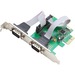 SYBA Multimedia 2-port Serial PCIe, x1, Revision 1.0a, (Full & Low Profile) - Low-profile Plug-in Card - PCI Express x1 - PC, Mac