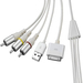 4XEM 30-Pin To RCA Composite Audio/Video Plus USB Charging For iPhone/iPod/iPad - 5.91 ft Proprietary/RCA/USB AV/Data Transfer Cable for Audio/Video Device, TV, iPod, iPad, iPhone, Speaker, Mac mini - First End: 1 x USB 2.0 - Male, 1 x 30-pin Proprietary 