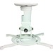 Amer Mounts Universal Ceiling Projector Mount - White - Supports up to 30lb load, 360 degree rotation, 180 degree tilt