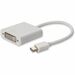 Mini-DisplayPort 1.1 Male to DVI-I (29 pin) Female White Adapter For Resolution Up to 1920x1200 (WUXGA) - 100% compatible and guaranteed to work