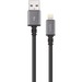Moshi Lightning to USB Cable 1 meter (3.3 ft) - 3.28 ft Lightning/USB Data Transfer Cable for iPhone, iPad Air, iPad mini, iPad Pro, iPod nano, iPod touch, iPad - First End: 1 x Lightning - Male - Second End: 1 x USB 3.0 - Shielding - Black
