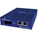B+B SmartWorx 10/100/1000 Mbps PoE+ Switching Media Converter - Network (RJ-45) - 2x PoE+ (RJ-45) Ports - 1 x SC Ports - 10/100/1000Base-T, 1000Base-SX - 1804.46 ft - Desktop, Rack-mountable, Wall Mountable