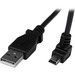 StarTech.com 2m Mini USB Cable - A to Down Angle Mini B - Connect your Mini USB devices over longer distances, with the cable out of the way - 2m USB to Mini USB Cable Cord - Mini B USB Cable - 2 m Angled Mini USB Cable - Down Angle Mini USB - Down Angle 