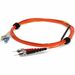 AddOn 2m LC (Male) to ST (Male) Orange OM1 & OS1 Duplex Fiber Mode Conditioning Cable - 100% compatible and guaranteed to work