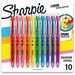 Sharpie Accent Highlighter - Liquid Pen - Micro Marker Point - Chisel Marker Point Style - Assorted Pigment-based Ink - 10 / Set