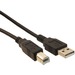 Unirise USB Data Transfer Cable - 6 ft USB Data Transfer Cable - First End: USB 2.0 Type A - Second End: USB 2.0 Type B