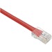 Unirise Cat.6 Patch UTP Network Cable - 12 ft Category 6 Network Cable for Network Device - First End: 1 x RJ-45 Network - Male - Second End: 1 x RJ-45 Network - Male - Patch Cable - Red