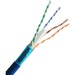Comprehensive Cat 6 550 MHz Shielded Solid Blue Bulk Cable 1000ft - 1000 ft Category 6 Network Cable for Network Device - First End: Bare Wire - Second End: Bare Wire - 3.2 Gbit/s - Shielding - 24 AWG