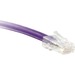 ENET Cat6 Purple 10 Foot Non-Booted (No Boot) (UTP) High-Quality Network Patch Cable RJ45 to RJ45 - 10Ft - Lifetime Warranty