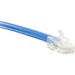 ENET Cat6 Blue 25 Foot Non-Booted (No Boot) (UTP) High-Quality Network Patch Cable RJ45 to RJ45 - 25Ft - Lifetime Warranty