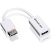 IOGEAR DisplayPort to HD Adapter - 7.08" DisplayPort/HDMI A/V Cable for Video Device, Projector, Monitor, TV, iMac, MacBook, Monitor, Computer, Graphics Card, PC, HDTV - First End: 1 x DisplayPort 1.1a Digital Audio/Video - Male - Second End: 1 x HDMI Dig