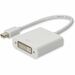5PK Mini-DisplayPort 1.1 Male to DVI-I (29 pin) Female White Active Adapters For Resolution Up to 1920x1200 (WUXGA) - 100% compatible and guaranteed to work