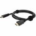 5PK 15ft HDMI 1.3 Male to HDMI 1.3 Male Black Cables For Resolution Up to 2560x1600 (WQXGA) - 100% compatible and guaranteed to work